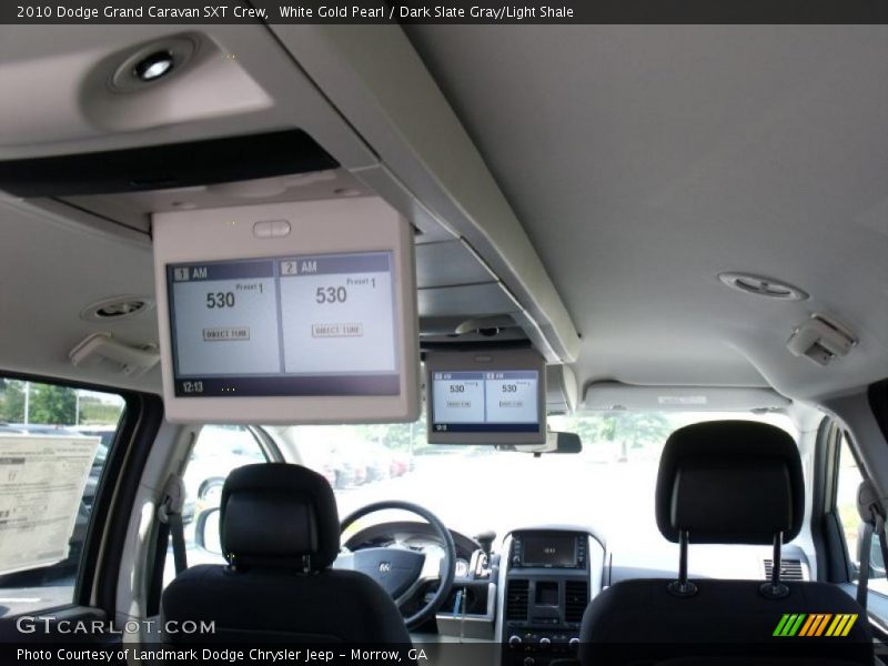 White Gold Pearl / Dark Slate Gray/Light Shale 2010 Dodge Grand Caravan SXT Crew