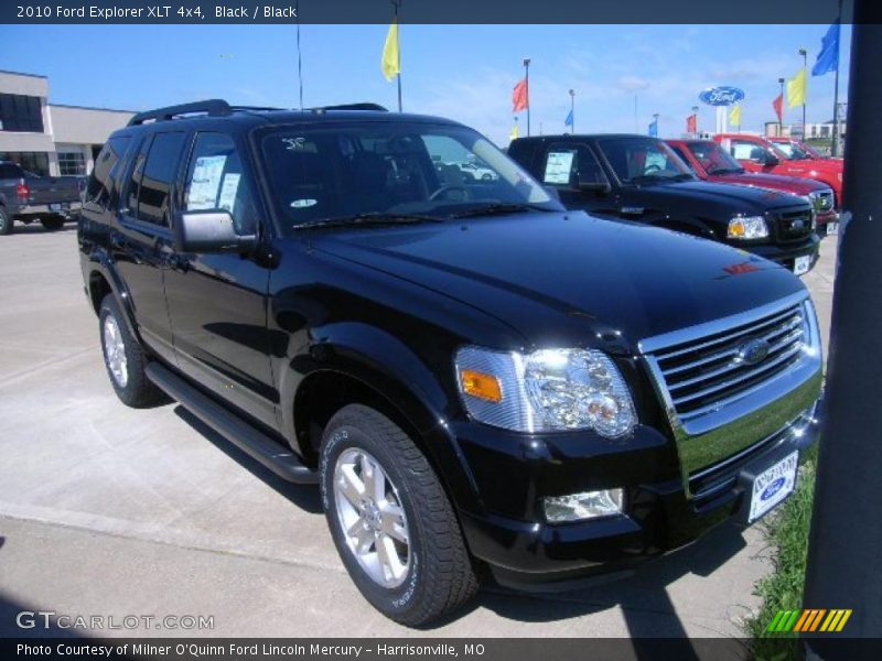 Black / Black 2010 Ford Explorer XLT 4x4
