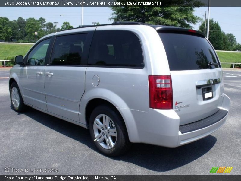 Bright Silver Metallic / Dark Slate Gray/Light Shale 2010 Dodge Grand Caravan SXT Crew