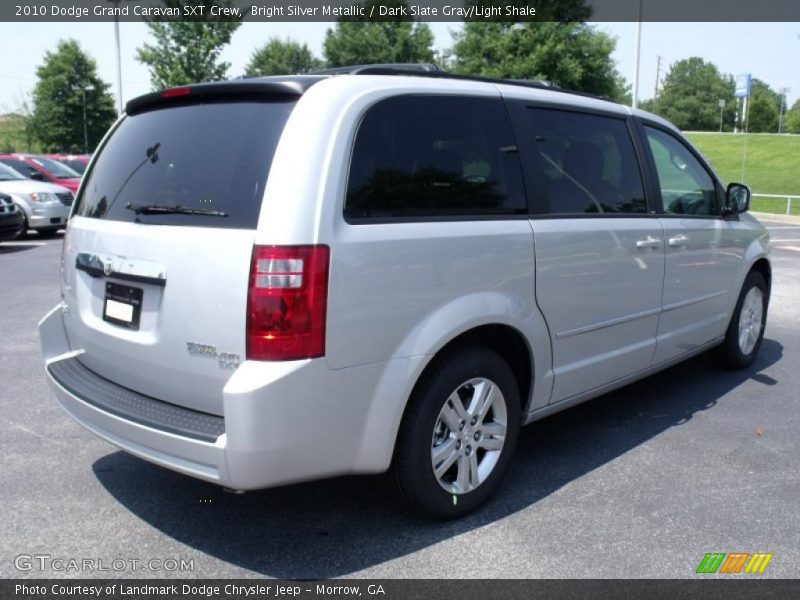 Bright Silver Metallic / Dark Slate Gray/Light Shale 2010 Dodge Grand Caravan SXT Crew