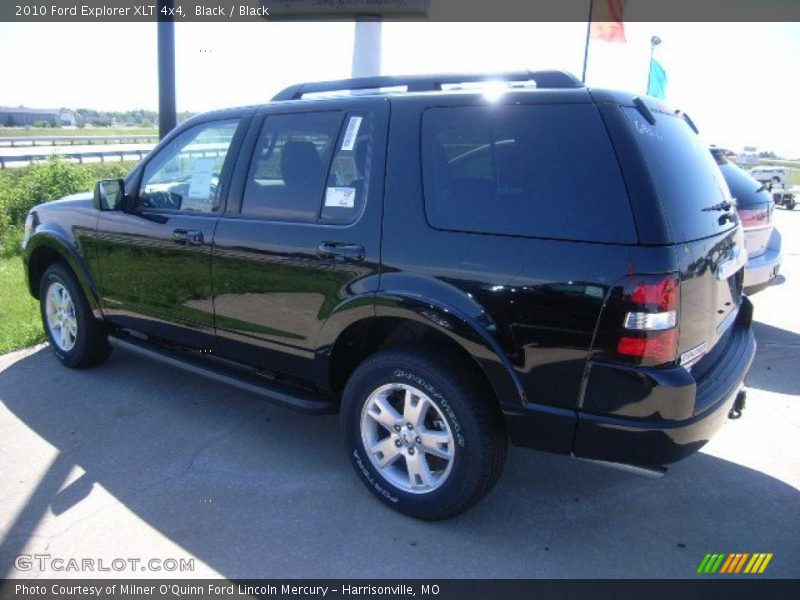 Black / Black 2010 Ford Explorer XLT 4x4