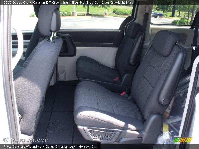 Bright Silver Metallic / Dark Slate Gray/Light Shale 2010 Dodge Grand Caravan SXT Crew