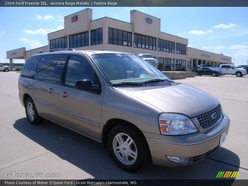 Arizona Beige Metallic / Pebble Beige 2004 Ford Freestar SEL