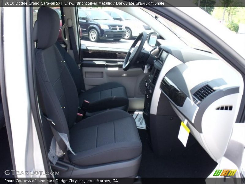 Bright Silver Metallic / Dark Slate Gray/Light Shale 2010 Dodge Grand Caravan SXT Crew