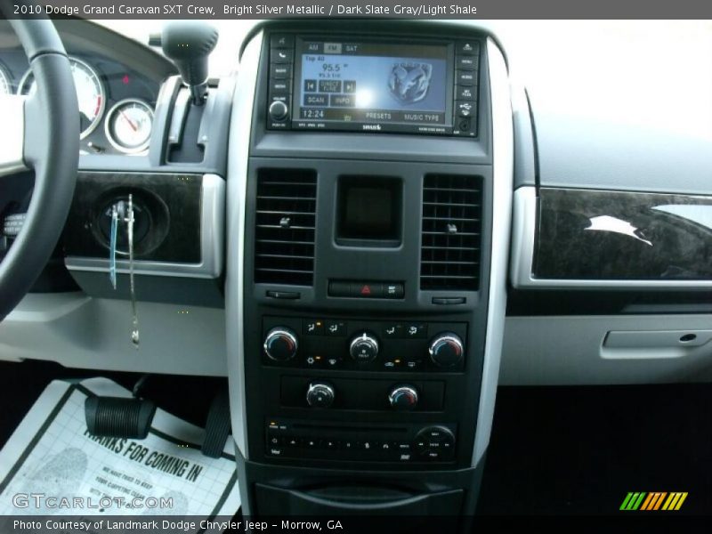 Bright Silver Metallic / Dark Slate Gray/Light Shale 2010 Dodge Grand Caravan SXT Crew