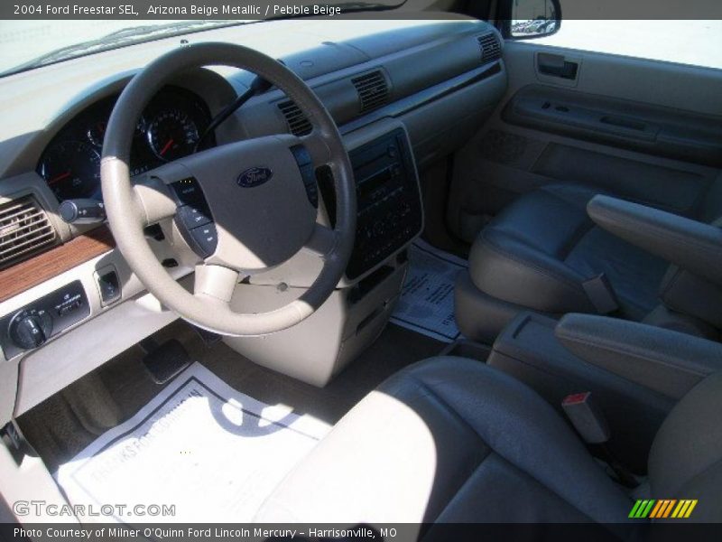 Arizona Beige Metallic / Pebble Beige 2004 Ford Freestar SEL