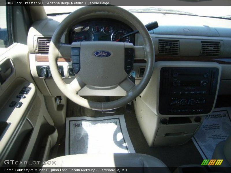 Arizona Beige Metallic / Pebble Beige 2004 Ford Freestar SEL