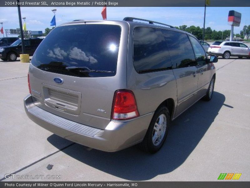 Arizona Beige Metallic / Pebble Beige 2004 Ford Freestar SEL