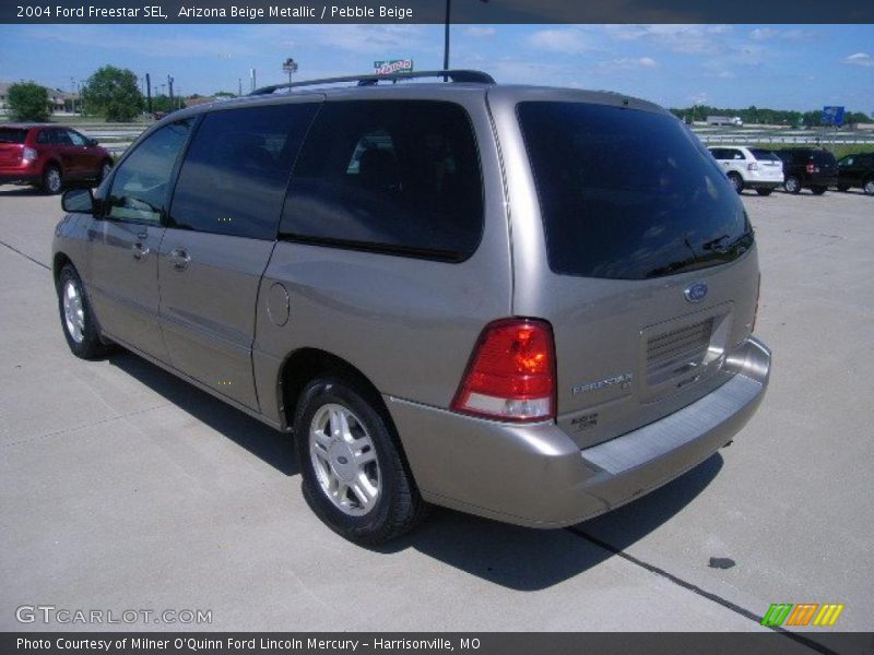 Arizona Beige Metallic / Pebble Beige 2004 Ford Freestar SEL