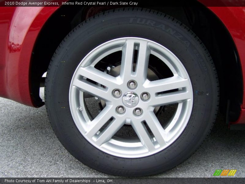Inferno Red Crystal Pearl / Dark Slate Gray 2010 Dodge Avenger Express