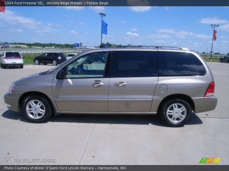 Arizona Beige Metallic / Pebble Beige 2004 Ford Freestar SEL