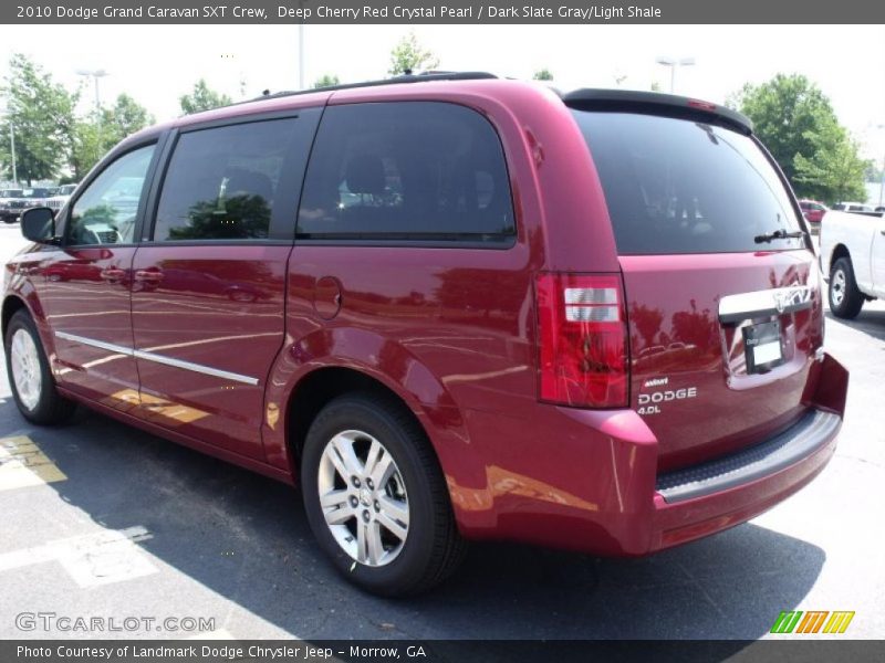 Deep Cherry Red Crystal Pearl / Dark Slate Gray/Light Shale 2010 Dodge Grand Caravan SXT Crew