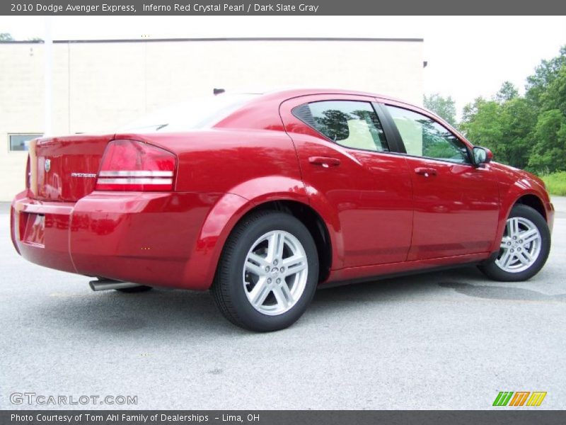 Inferno Red Crystal Pearl / Dark Slate Gray 2010 Dodge Avenger Express