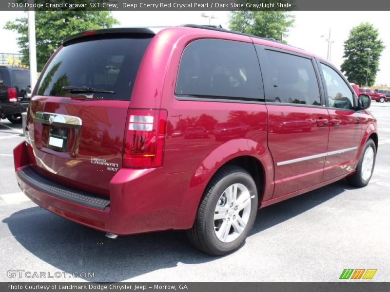Deep Cherry Red Crystal Pearl / Dark Slate Gray/Light Shale 2010 Dodge Grand Caravan SXT Crew