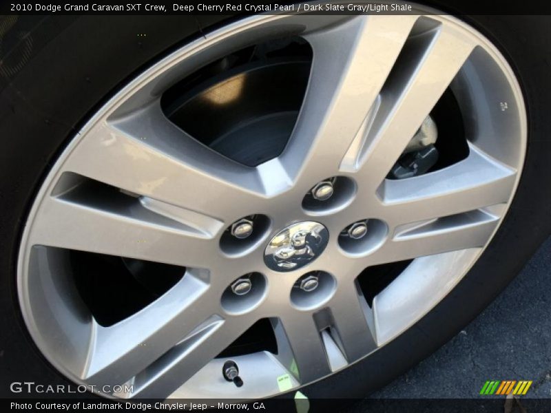 Deep Cherry Red Crystal Pearl / Dark Slate Gray/Light Shale 2010 Dodge Grand Caravan SXT Crew