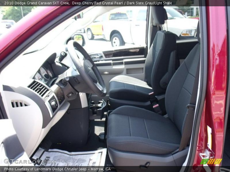 Deep Cherry Red Crystal Pearl / Dark Slate Gray/Light Shale 2010 Dodge Grand Caravan SXT Crew