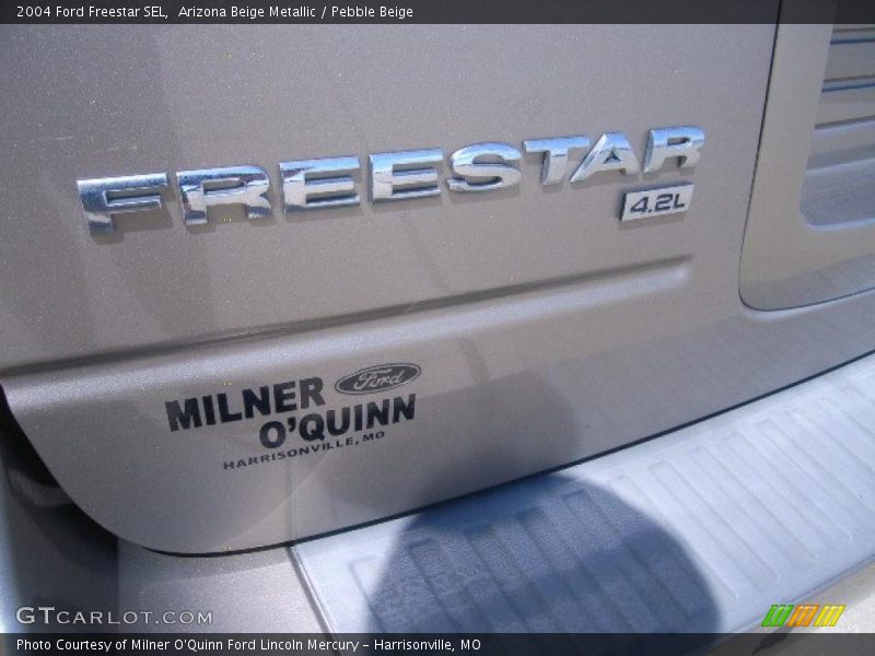 Arizona Beige Metallic / Pebble Beige 2004 Ford Freestar SEL