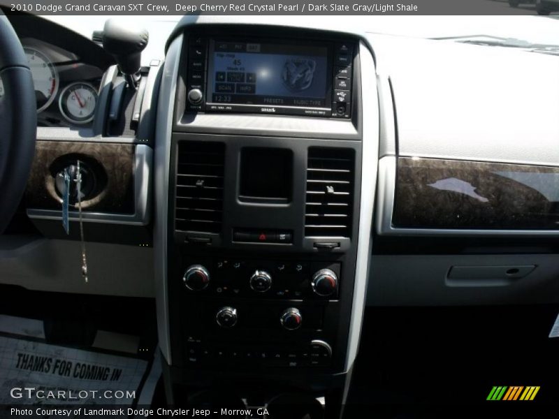 Deep Cherry Red Crystal Pearl / Dark Slate Gray/Light Shale 2010 Dodge Grand Caravan SXT Crew
