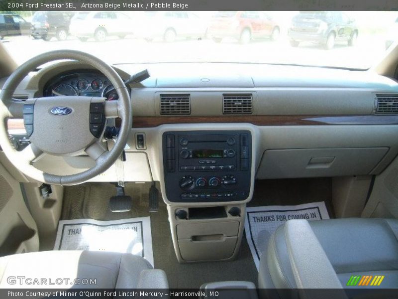 Arizona Beige Metallic / Pebble Beige 2004 Ford Freestar SEL