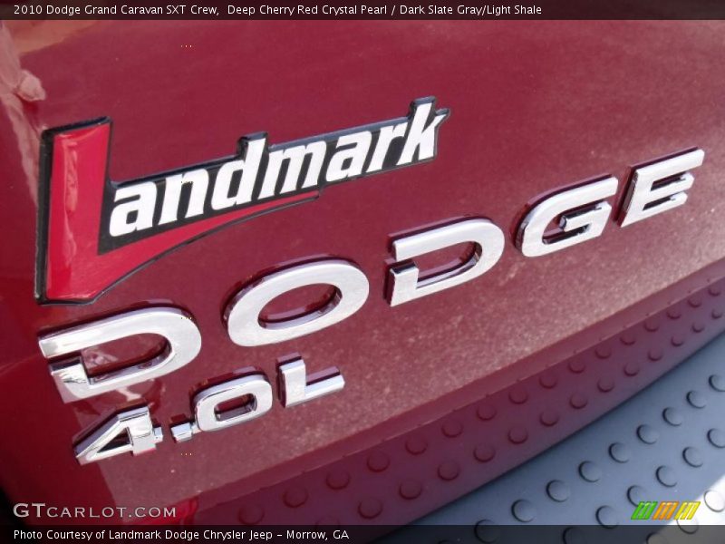 Deep Cherry Red Crystal Pearl / Dark Slate Gray/Light Shale 2010 Dodge Grand Caravan SXT Crew