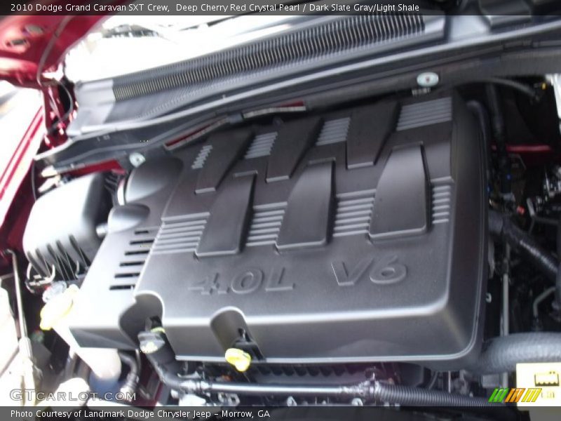 Deep Cherry Red Crystal Pearl / Dark Slate Gray/Light Shale 2010 Dodge Grand Caravan SXT Crew