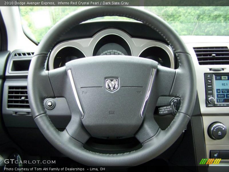 Inferno Red Crystal Pearl / Dark Slate Gray 2010 Dodge Avenger Express