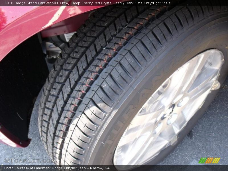 Deep Cherry Red Crystal Pearl / Dark Slate Gray/Light Shale 2010 Dodge Grand Caravan SXT Crew