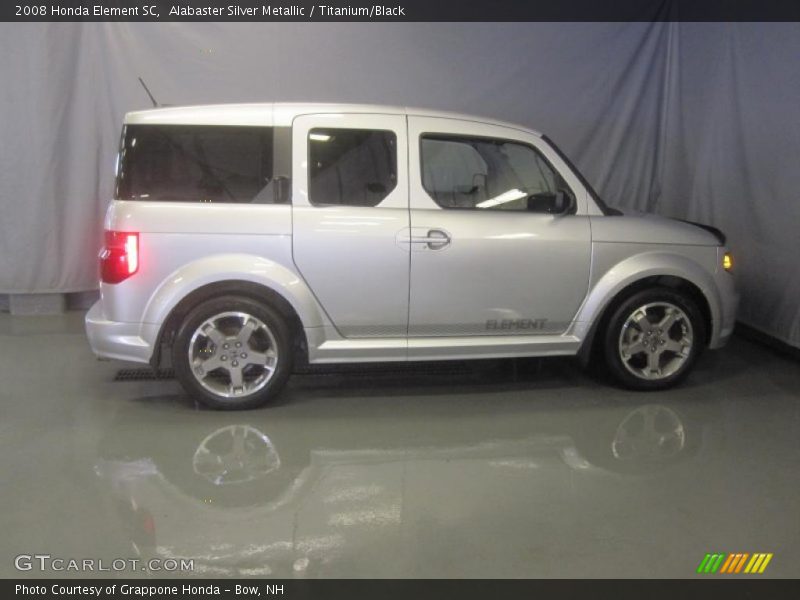 Alabaster Silver Metallic / Titanium/Black 2008 Honda Element SC