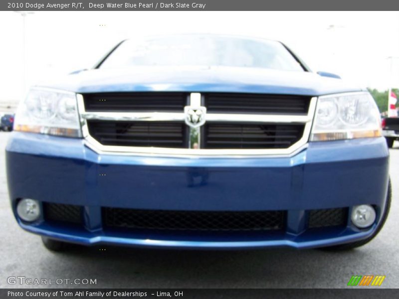Deep Water Blue Pearl / Dark Slate Gray 2010 Dodge Avenger R/T