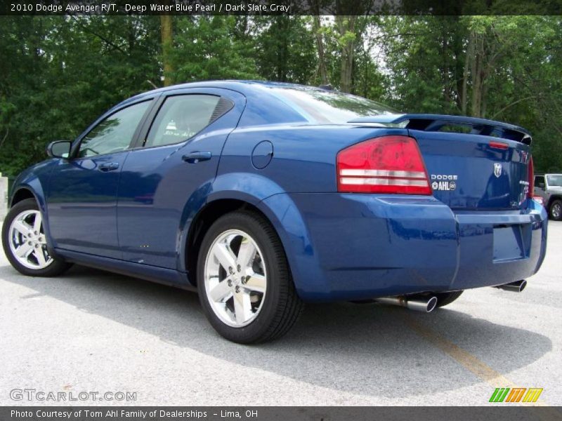 Deep Water Blue Pearl / Dark Slate Gray 2010 Dodge Avenger R/T