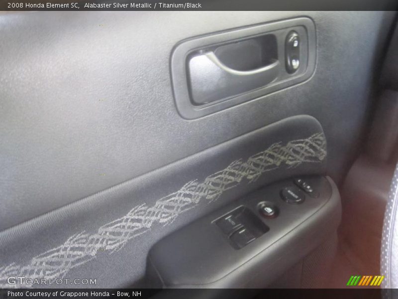 Alabaster Silver Metallic / Titanium/Black 2008 Honda Element SC
