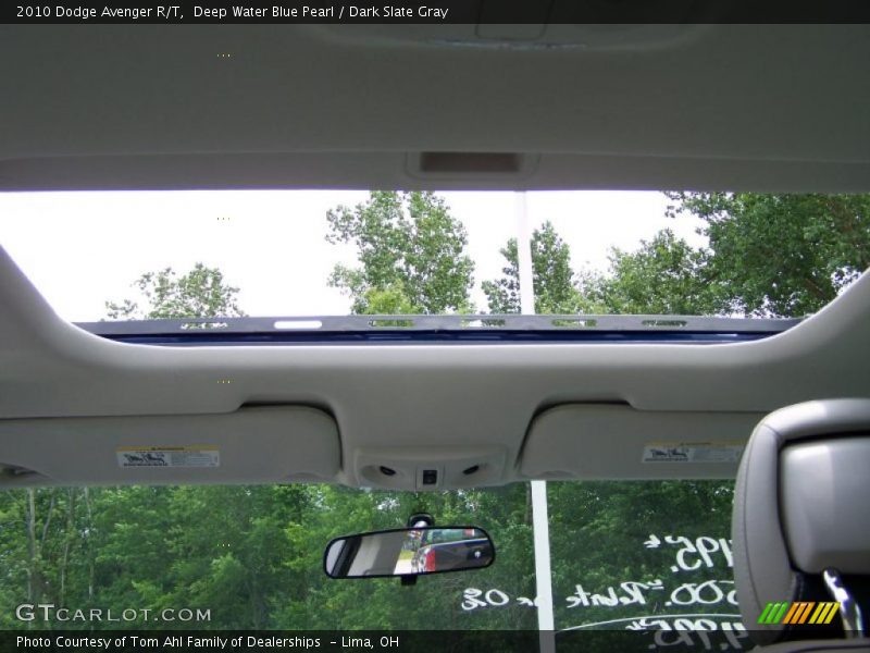 Deep Water Blue Pearl / Dark Slate Gray 2010 Dodge Avenger R/T
