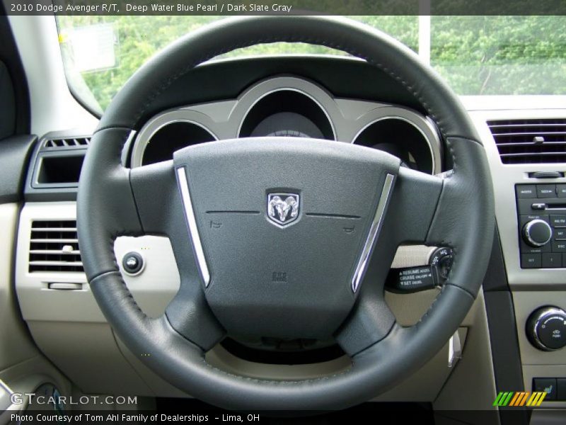 Deep Water Blue Pearl / Dark Slate Gray 2010 Dodge Avenger R/T