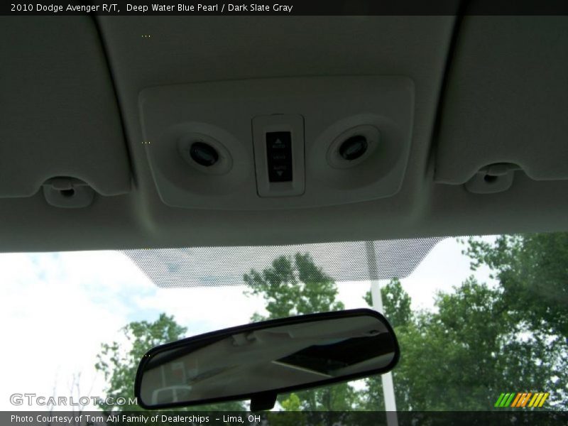 Deep Water Blue Pearl / Dark Slate Gray 2010 Dodge Avenger R/T