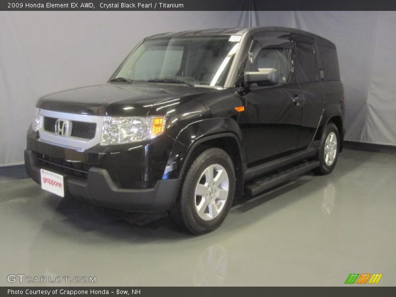 Crystal Black Pearl / Titanium 2009 Honda Element EX AWD