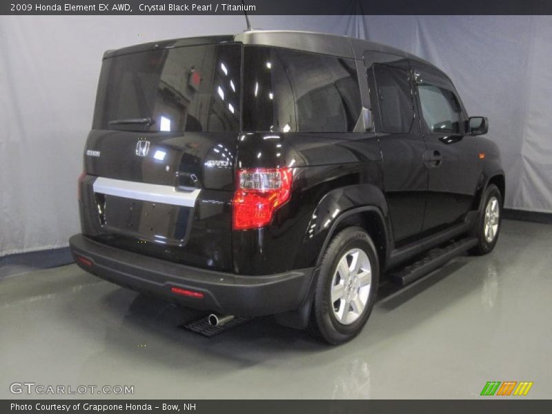 Crystal Black Pearl / Titanium 2009 Honda Element EX AWD