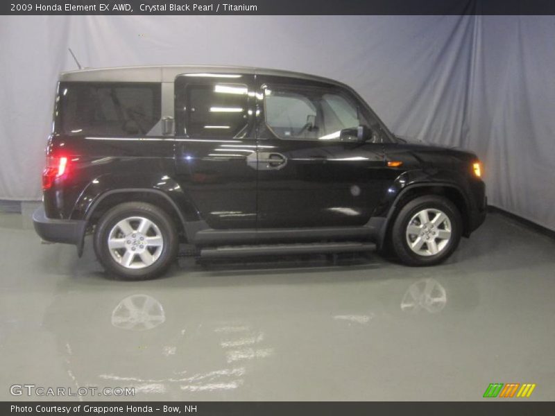 Crystal Black Pearl / Titanium 2009 Honda Element EX AWD