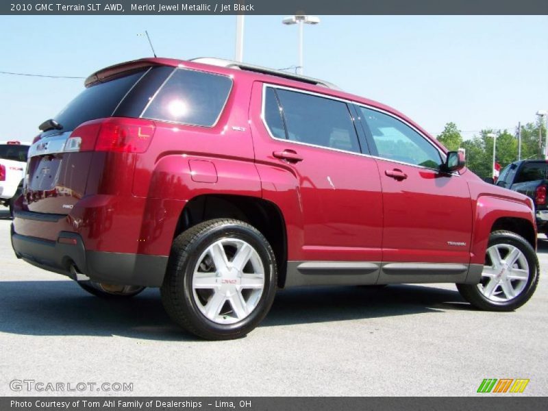 Merlot Jewel Metallic / Jet Black 2010 GMC Terrain SLT AWD