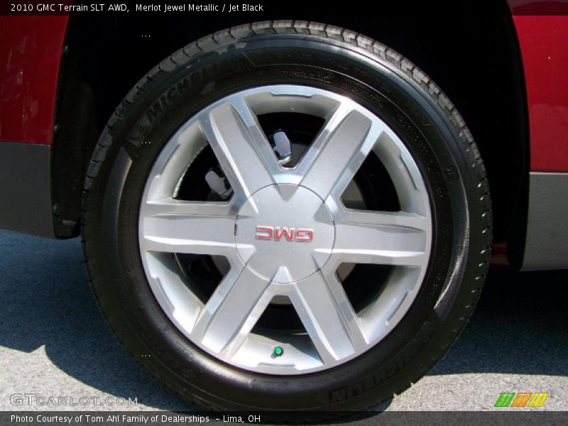 Merlot Jewel Metallic / Jet Black 2010 GMC Terrain SLT AWD