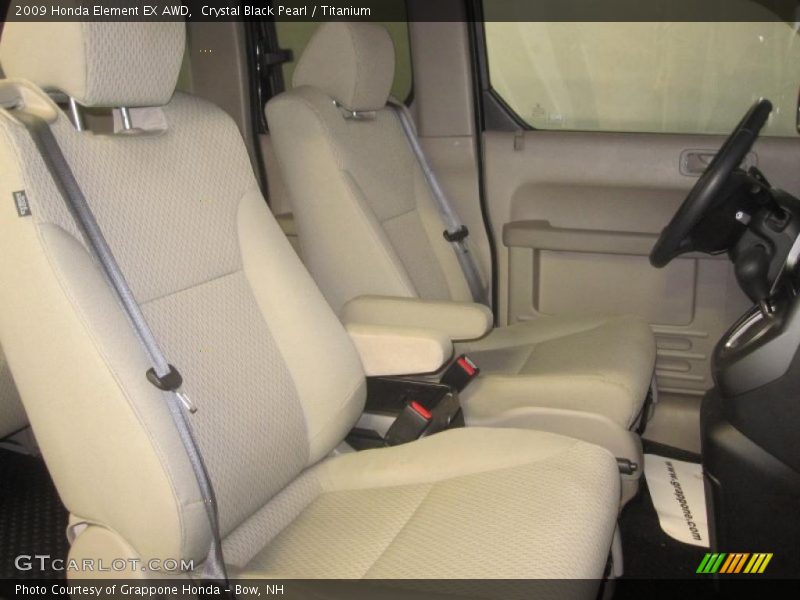 Crystal Black Pearl / Titanium 2009 Honda Element EX AWD