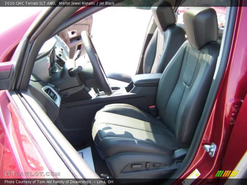 Merlot Jewel Metallic / Jet Black 2010 GMC Terrain SLT AWD