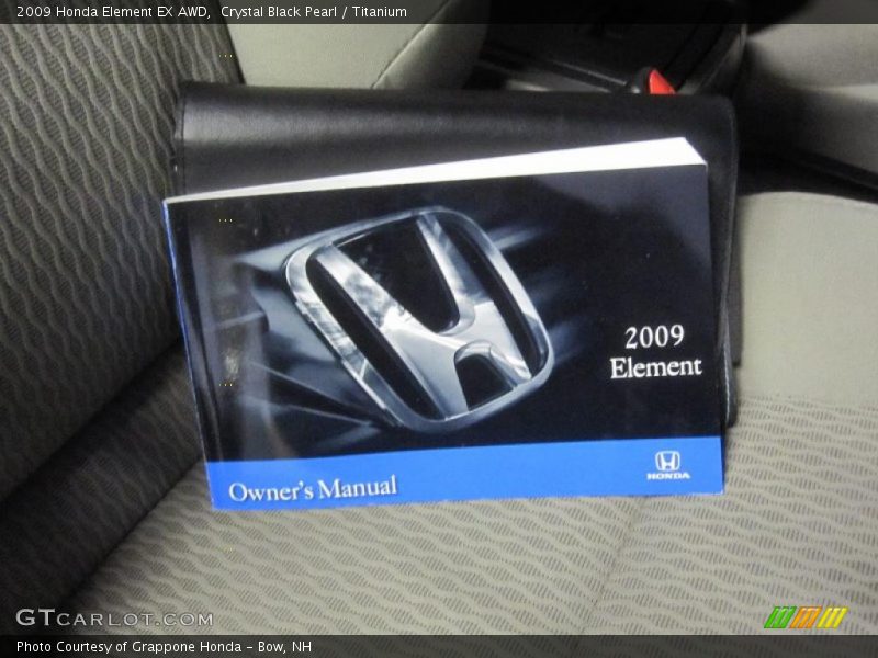 Crystal Black Pearl / Titanium 2009 Honda Element EX AWD