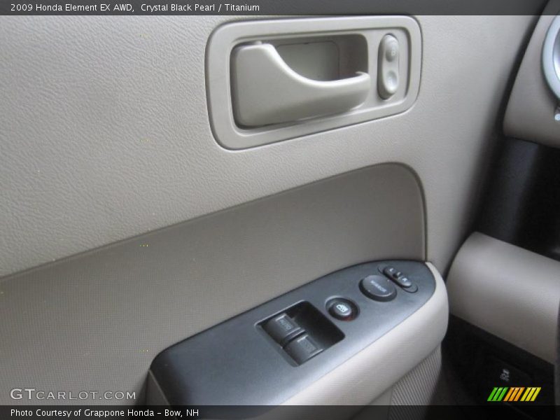 Crystal Black Pearl / Titanium 2009 Honda Element EX AWD