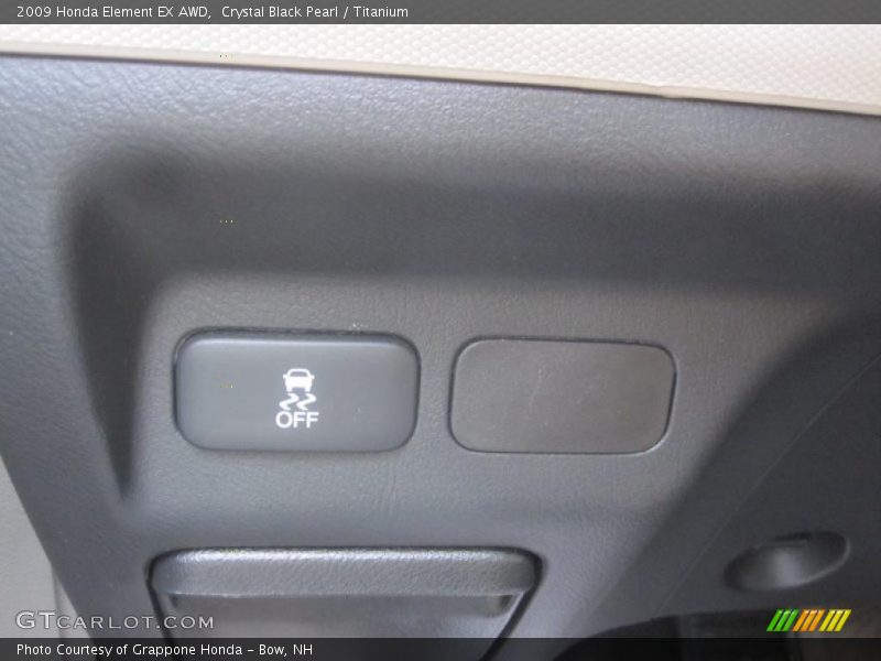 Crystal Black Pearl / Titanium 2009 Honda Element EX AWD