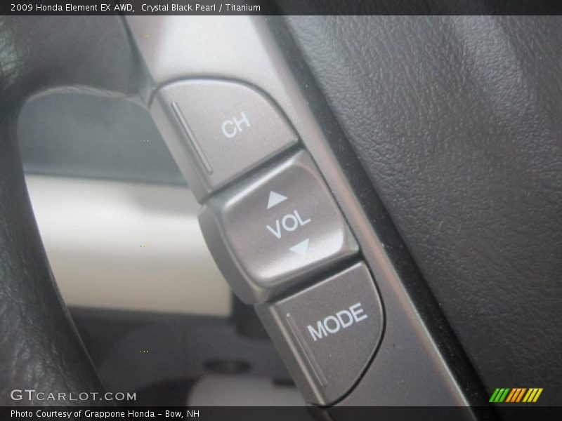 Crystal Black Pearl / Titanium 2009 Honda Element EX AWD