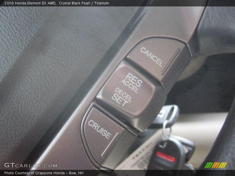 Crystal Black Pearl / Titanium 2009 Honda Element EX AWD