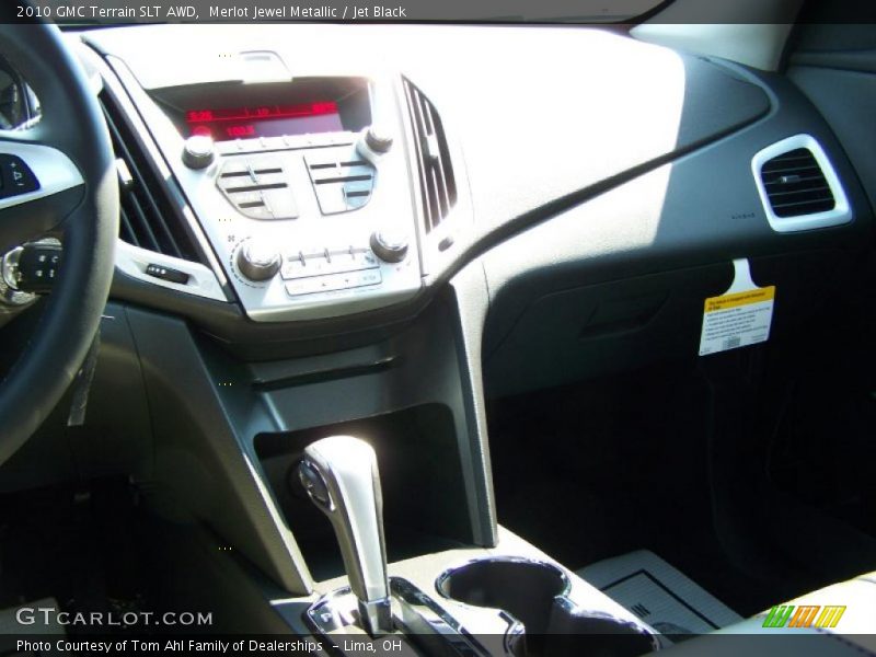 Merlot Jewel Metallic / Jet Black 2010 GMC Terrain SLT AWD