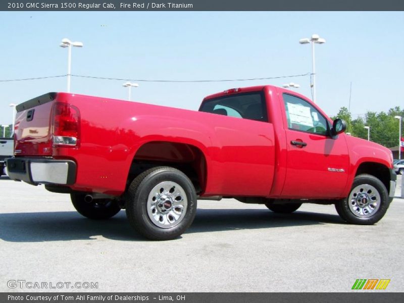 Fire Red / Dark Titanium 2010 GMC Sierra 1500 Regular Cab