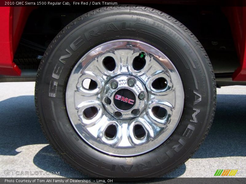 Fire Red / Dark Titanium 2010 GMC Sierra 1500 Regular Cab