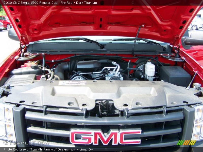 Fire Red / Dark Titanium 2010 GMC Sierra 1500 Regular Cab